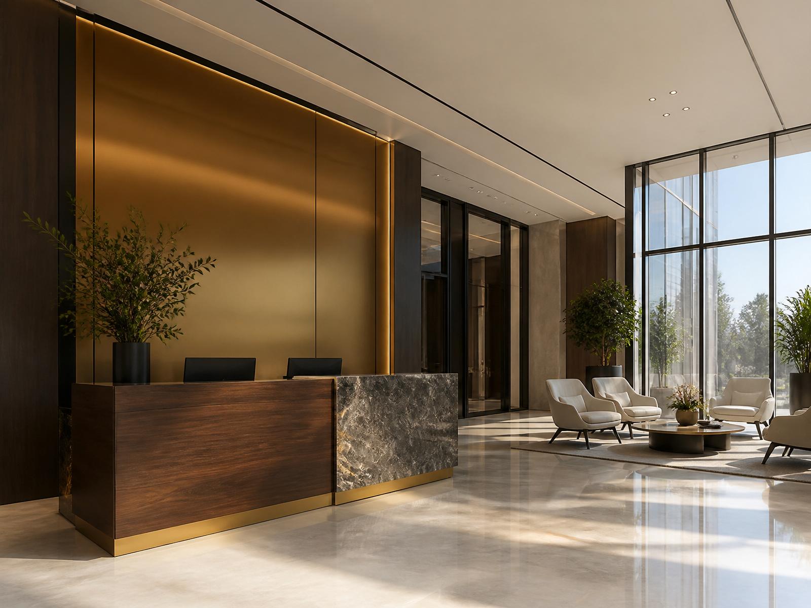 White Lion Construction studio reception